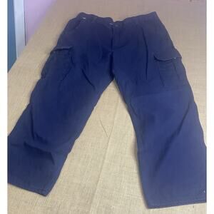 Carhartt Pants Men 40x27 Blue Classic Fit Straight Workwear Fire Resistant Cat 2